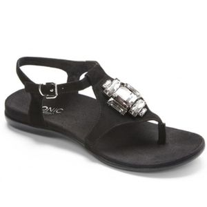 Vionic Tatiana Backstrap Comfort Orthoheel Sandals Flip Flop shoes sz 9